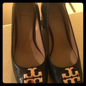 Tory Burch Janey Bright Navy 50mm Pumps